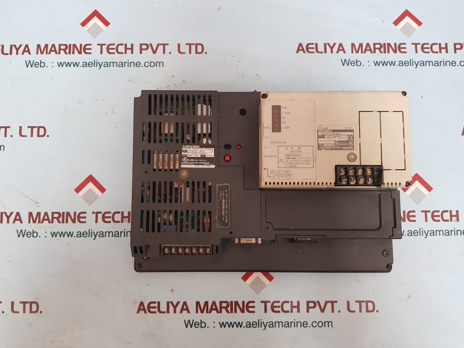 Mitsubishi a975got-tba-b touch screen panel a8ct-j61bt13 data link unit