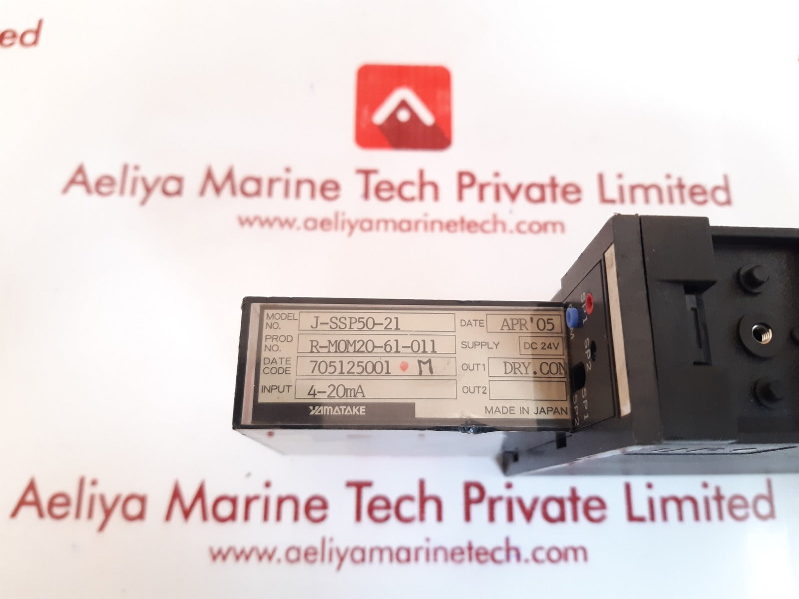 Yamatake j-ssp50-21 controller 4-20ma 