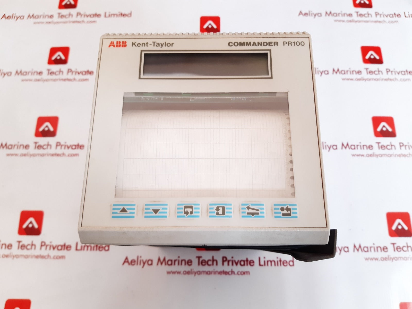 Abb kent-taylor commander pr100 strip chart recorder 