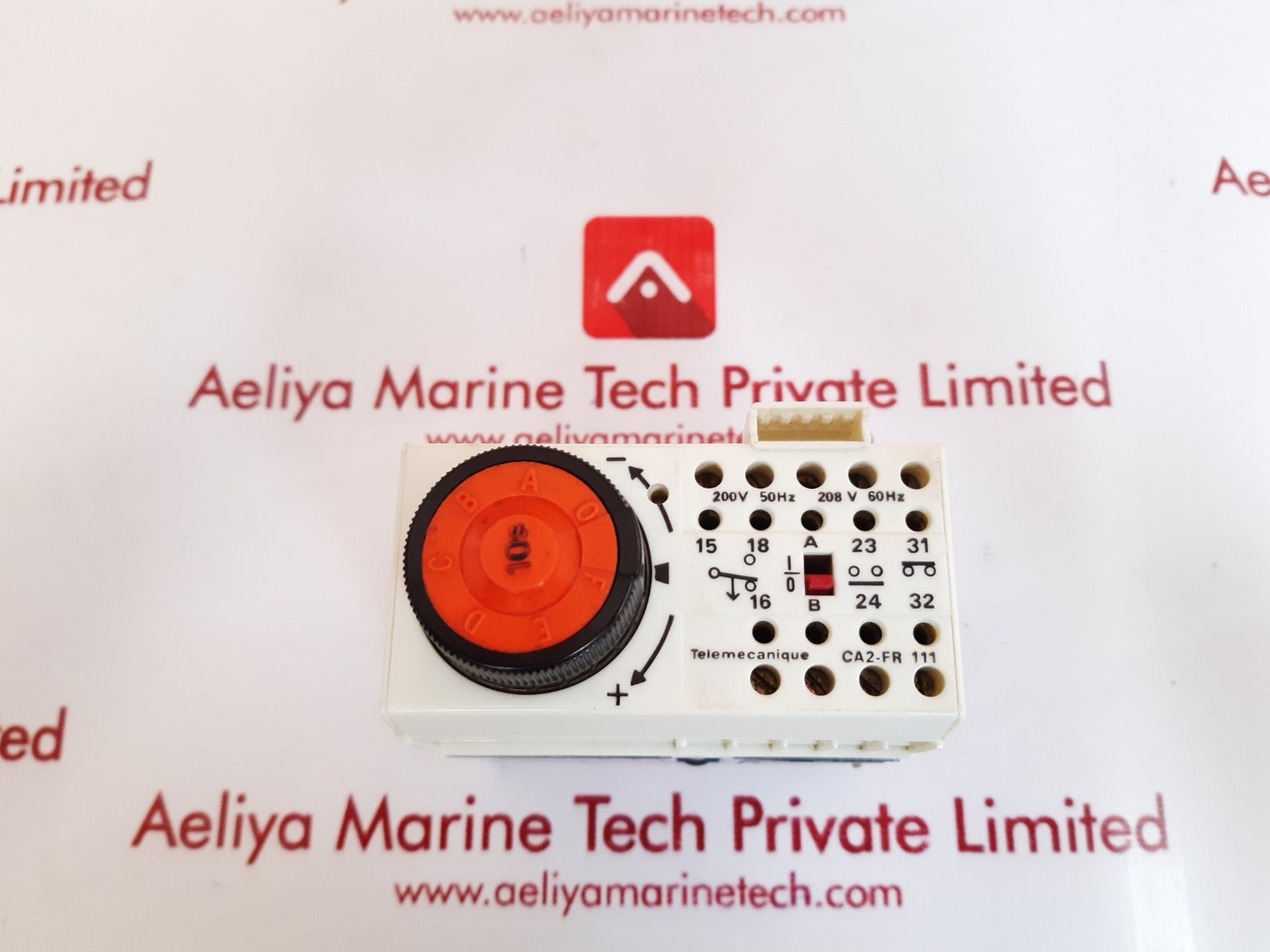 Telemecanique ca2-fr 111 time delay relay 200v 50hz 208v 60hz 