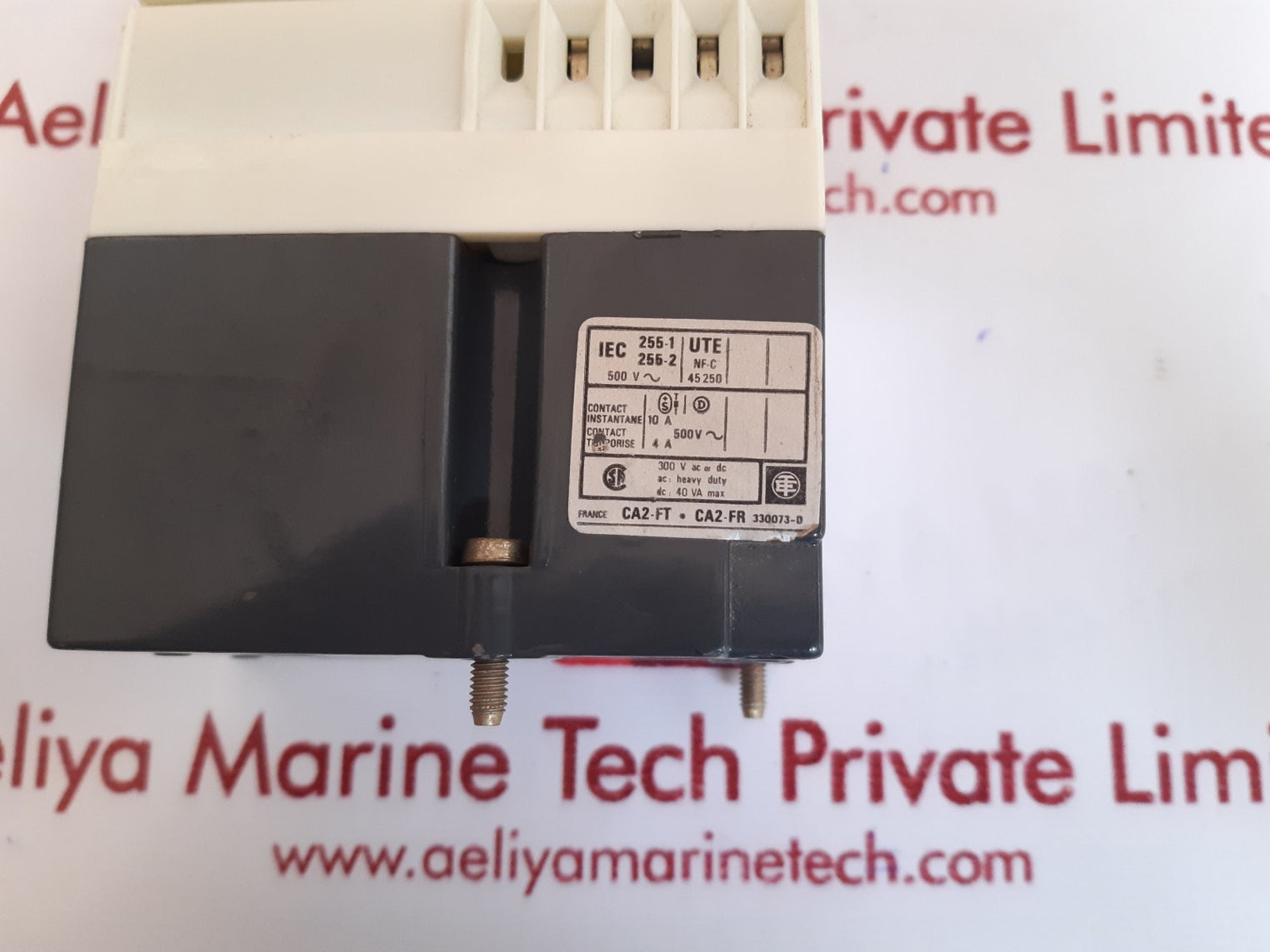 Telemecanique ca2-fr 111 time delay relay 200v 50hz 208v 60hz 