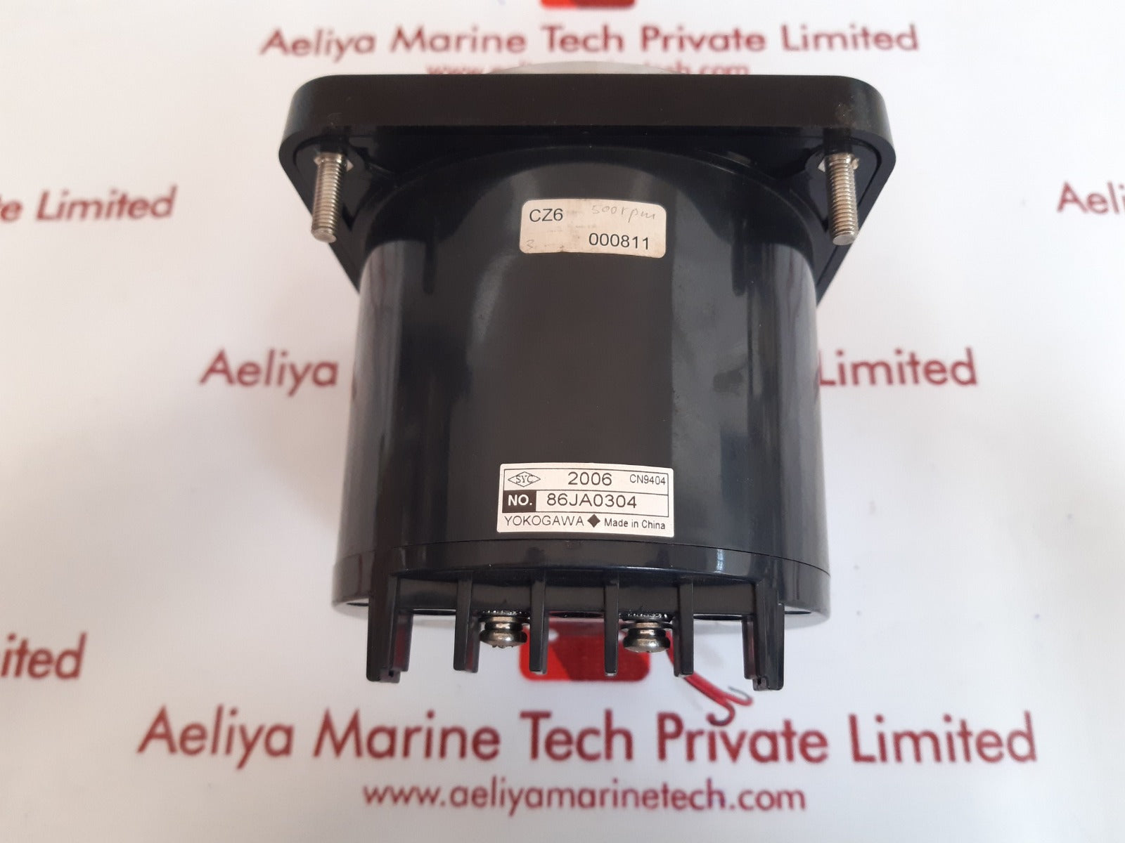 Yokogawa 86ja0304 dc ammeter 0–500 rpm