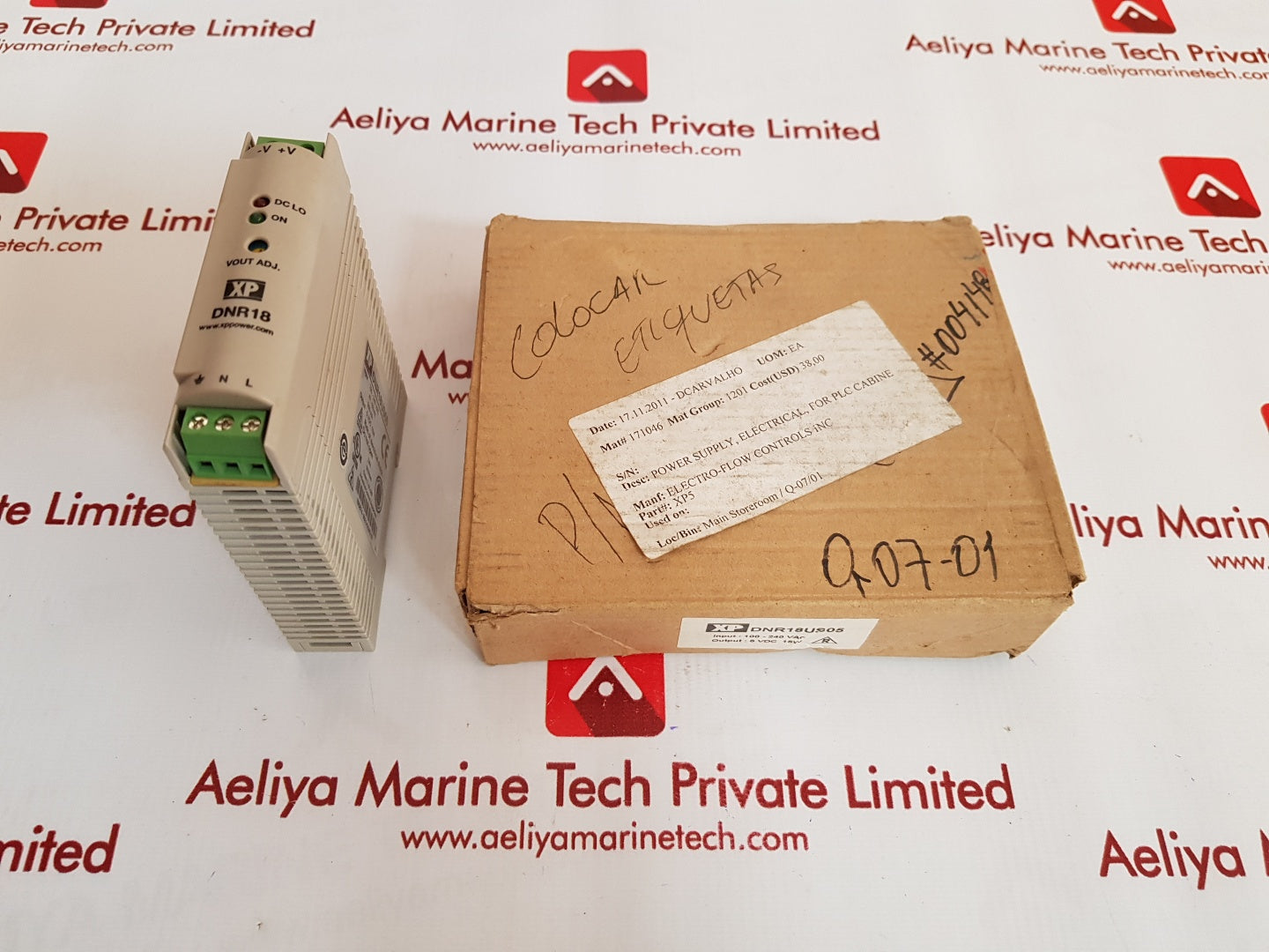 Xp power dnr18us05 ac/dc din rail power supply