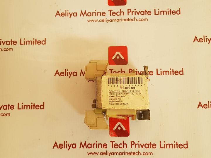 Siemens 4am3441-5ct10-0c control transformer