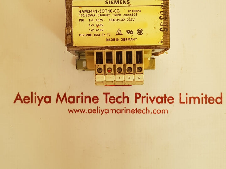 Siemens 4am3441-5ct10-0c control transformer