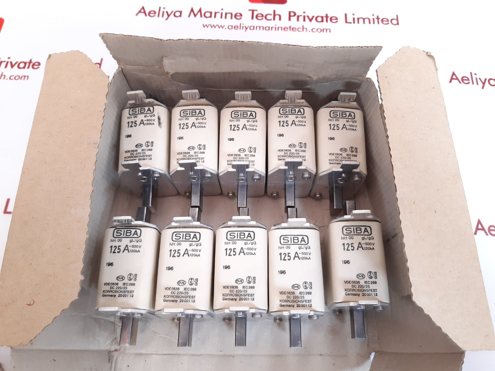 Siba 20 001 13 fuses 125a