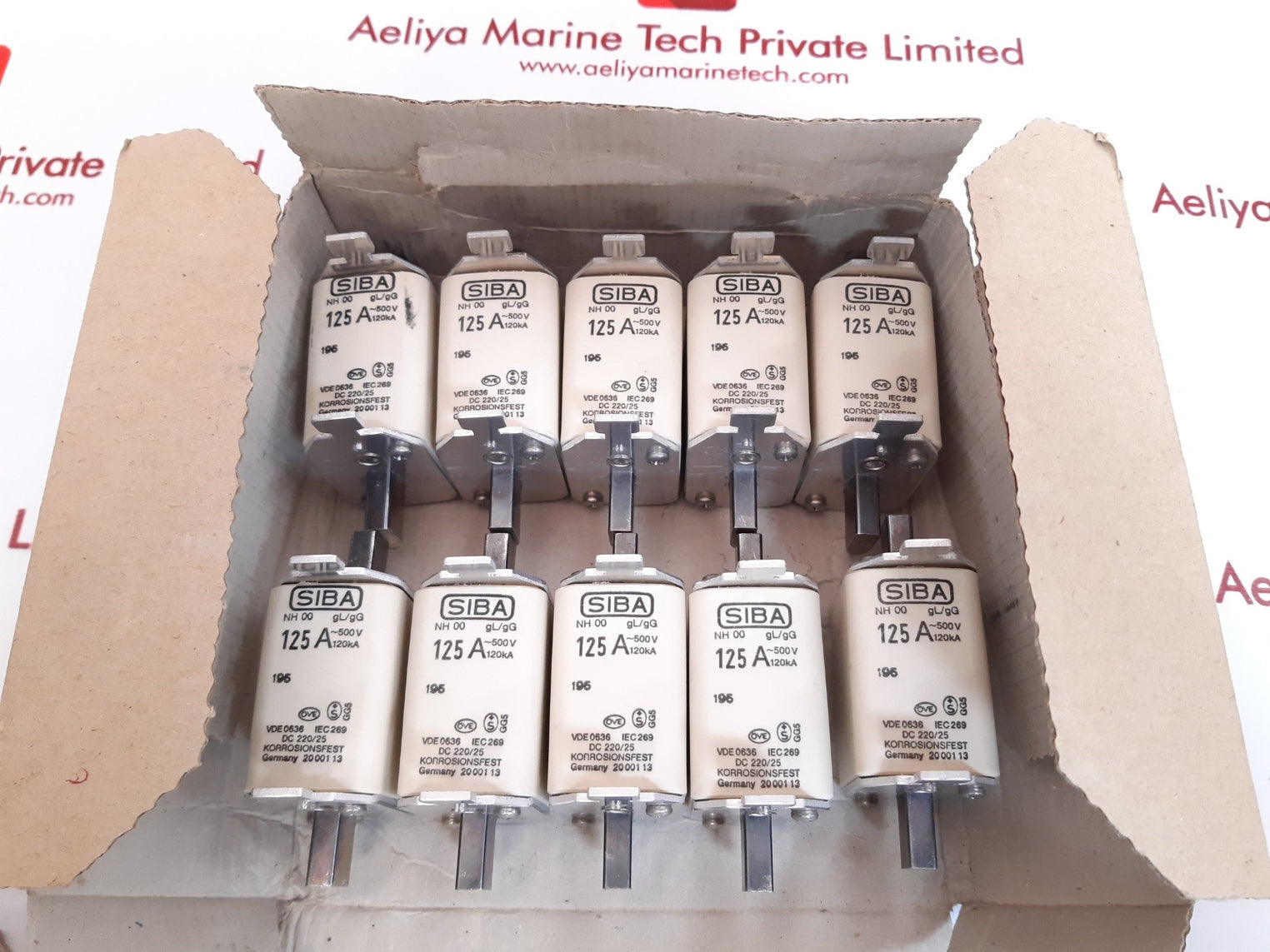 Siba 20 001 13 fuses 125a