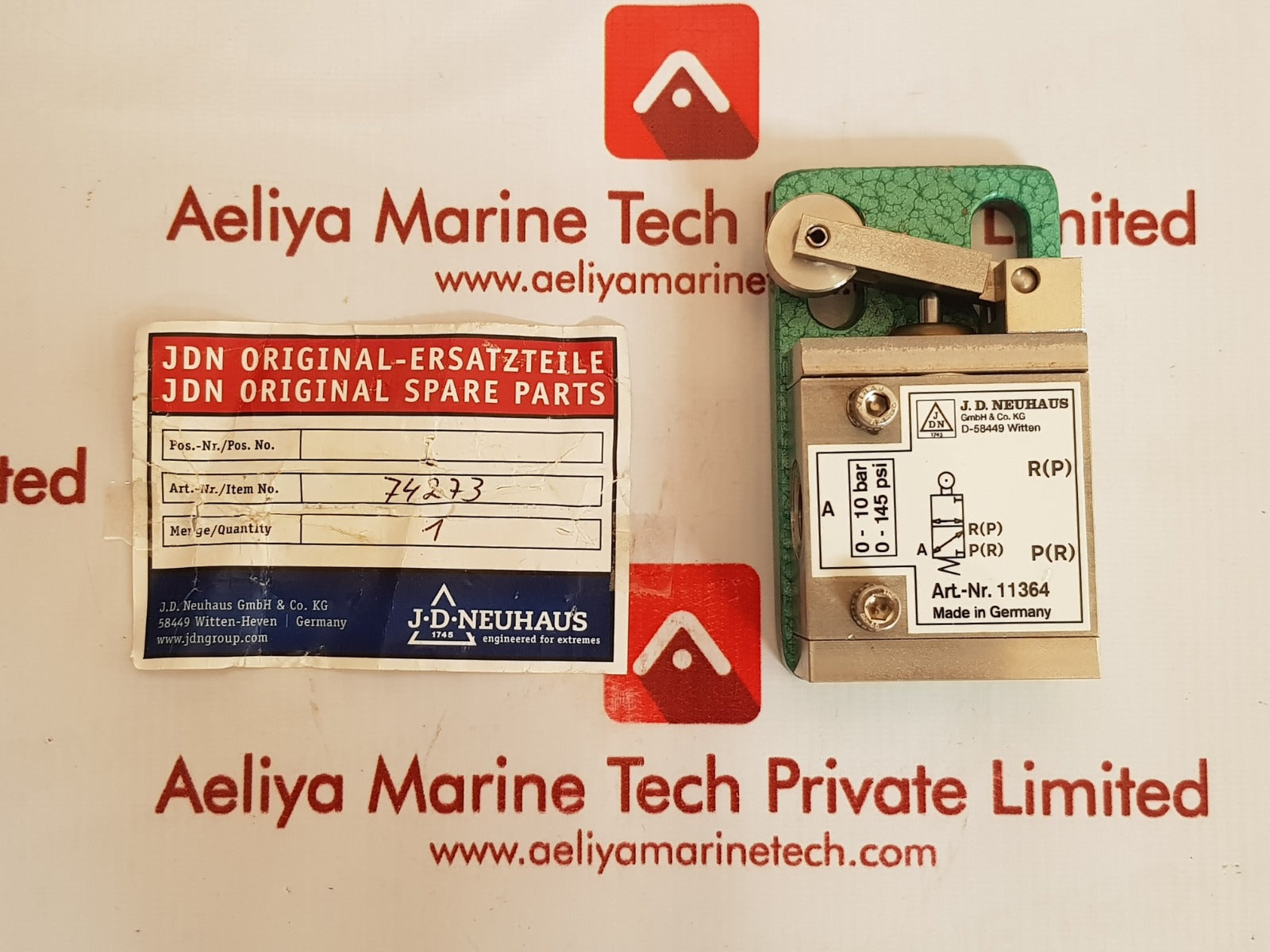 J.d neuhaus 11364 limit switch valve 0-10bar 0-145psi – Aeliya Marine Tech