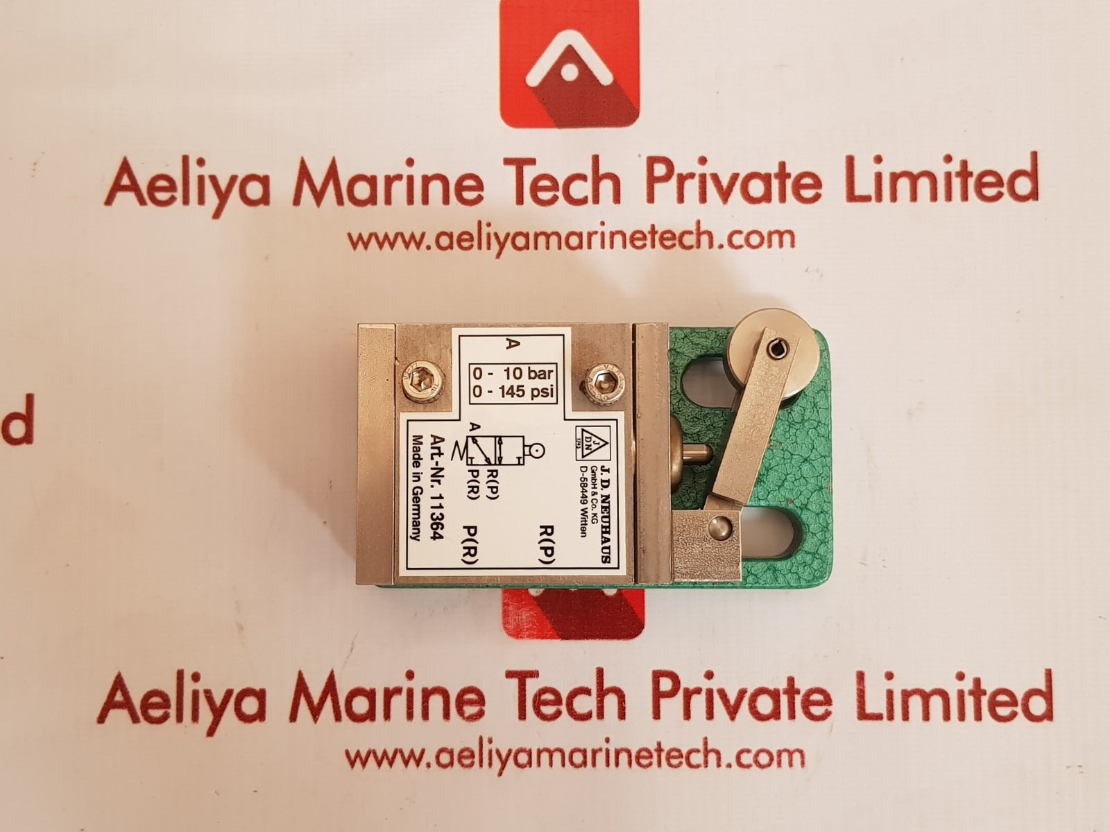 J.d neuhaus 11364 limit switch valve 0-10bar 0-145psi 