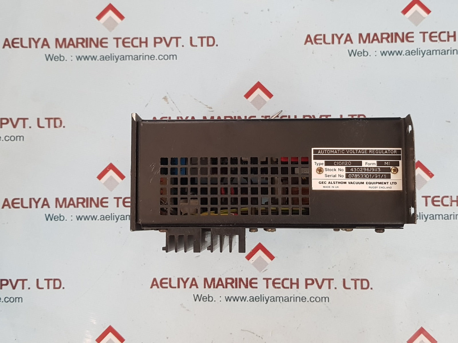 Gec alsthom c10/120-m automatic voltage regulator 
