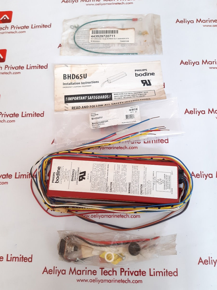 Philips bodine bhd65u  ballast emergency light