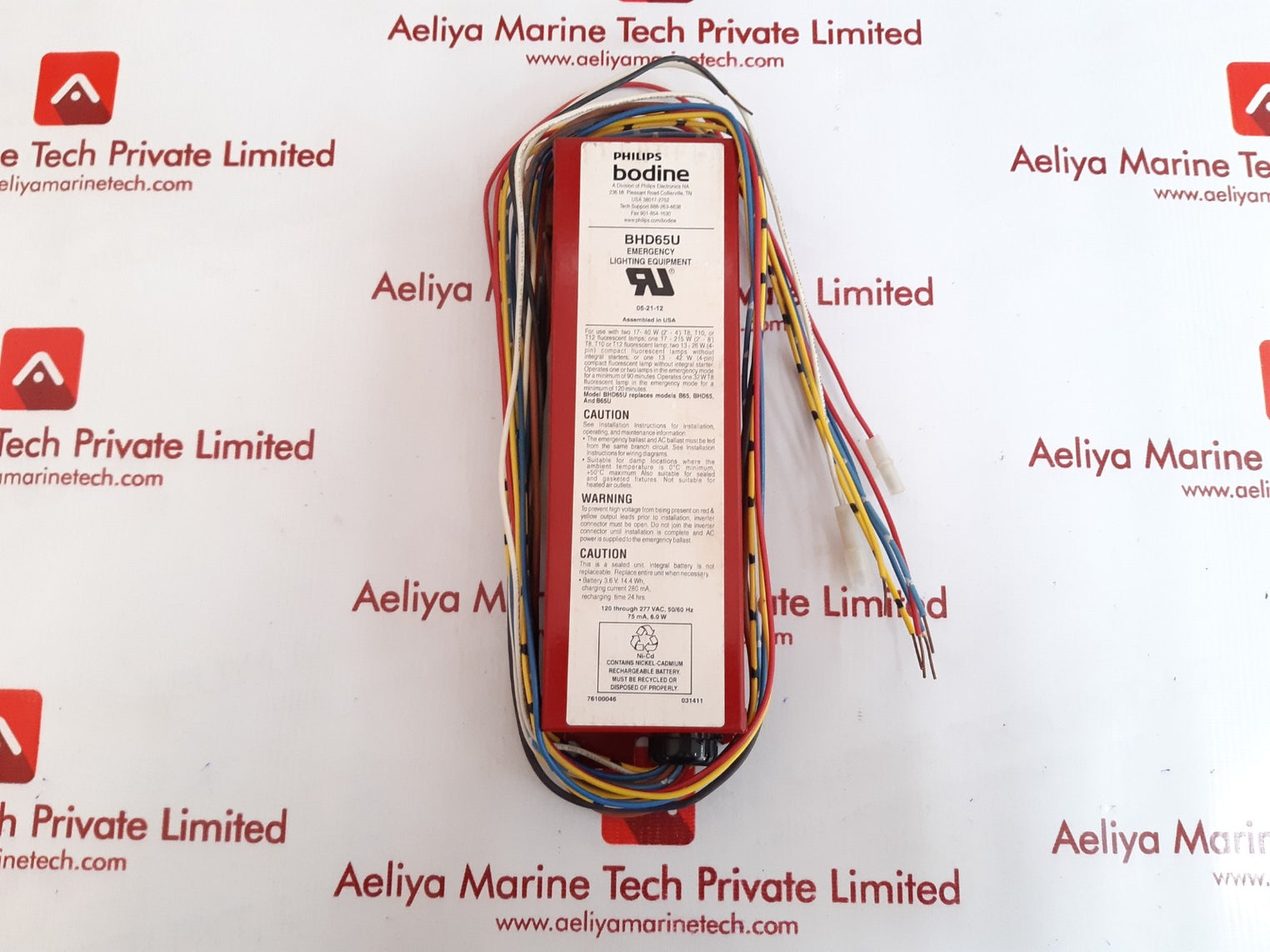 Philips bodine bhd65u  ballast emergency light