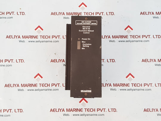Gec alsthom mc15-m excitation manual control