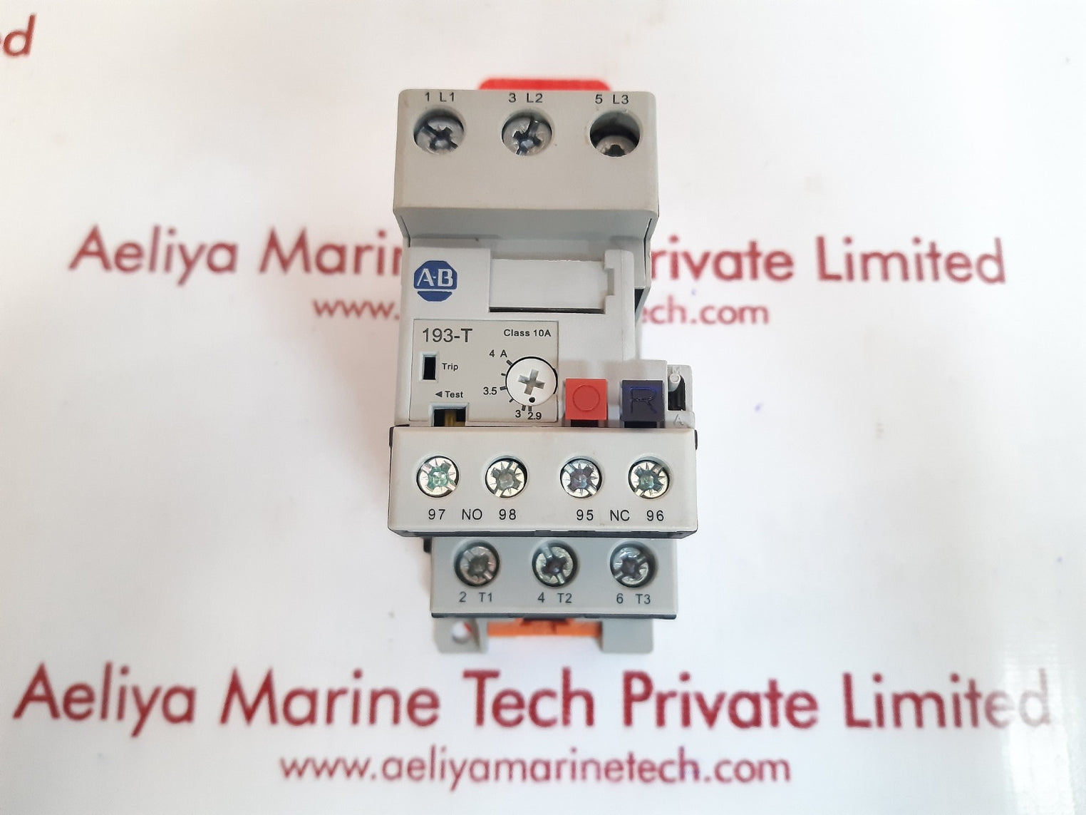 Allen-bradley 193-t1ab40 ser.A thermal overload relay 2.9 - 4.0a