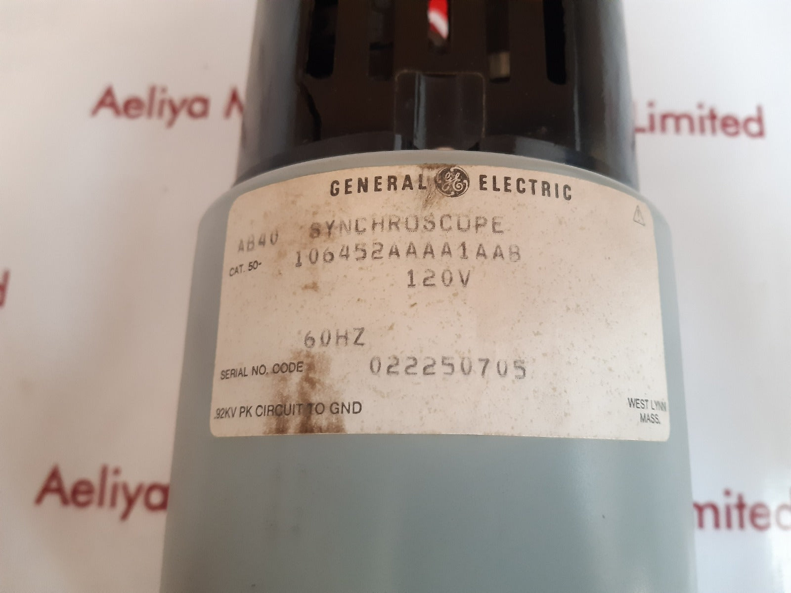 General electric 106452aaaa1aab synchroscope  