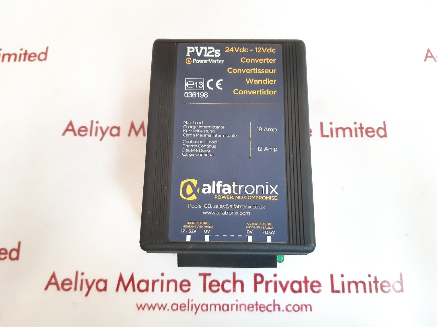 Alfatronix pv12s powerverter voltage dc converter