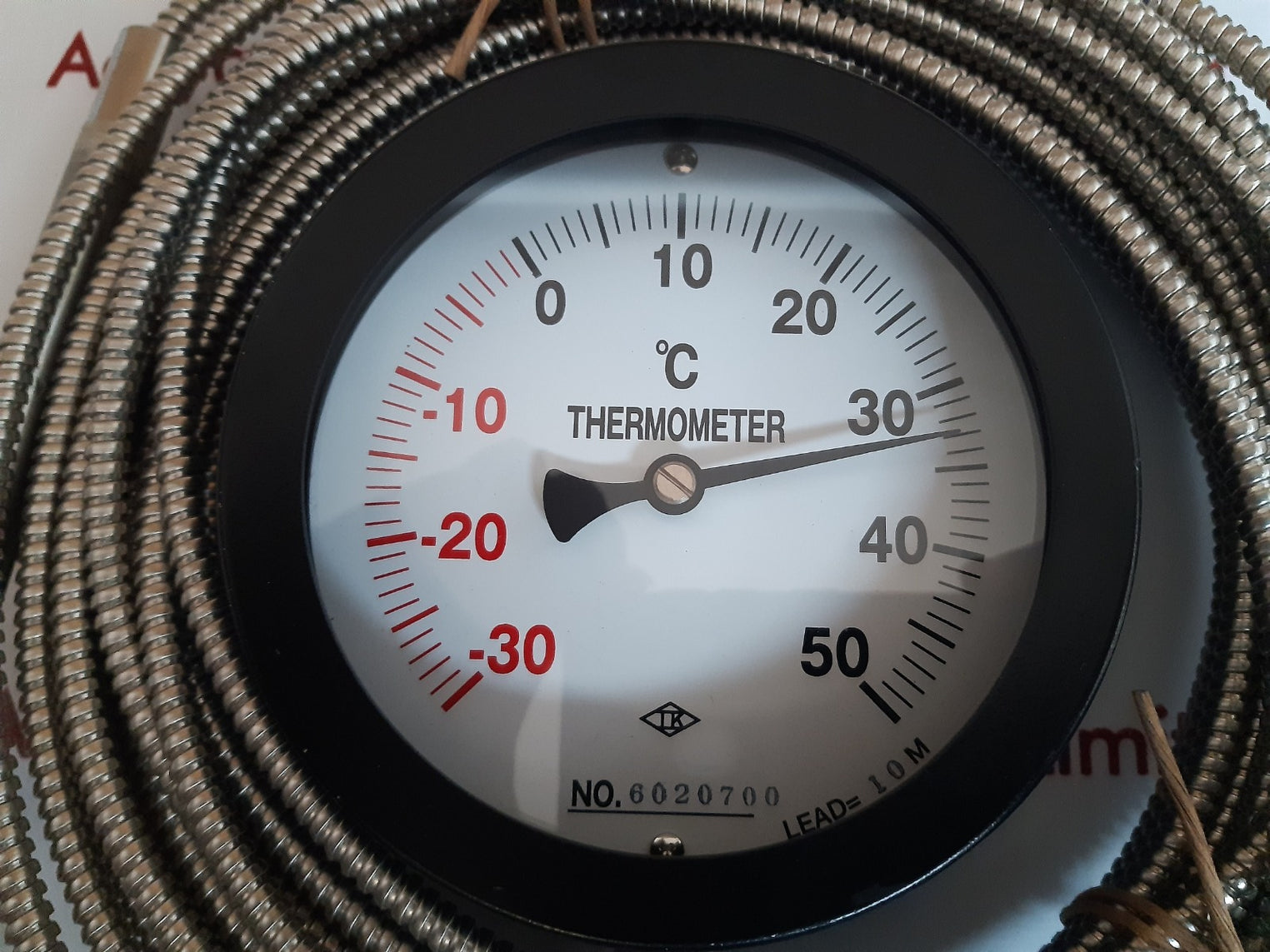 6020700 thermometer -30 to +50 °c 