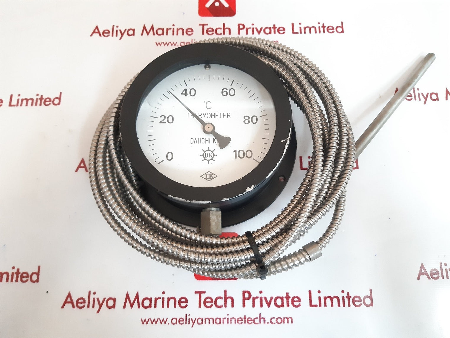 Daiichi keiki 1123121 thermometer 0 - 100 °c