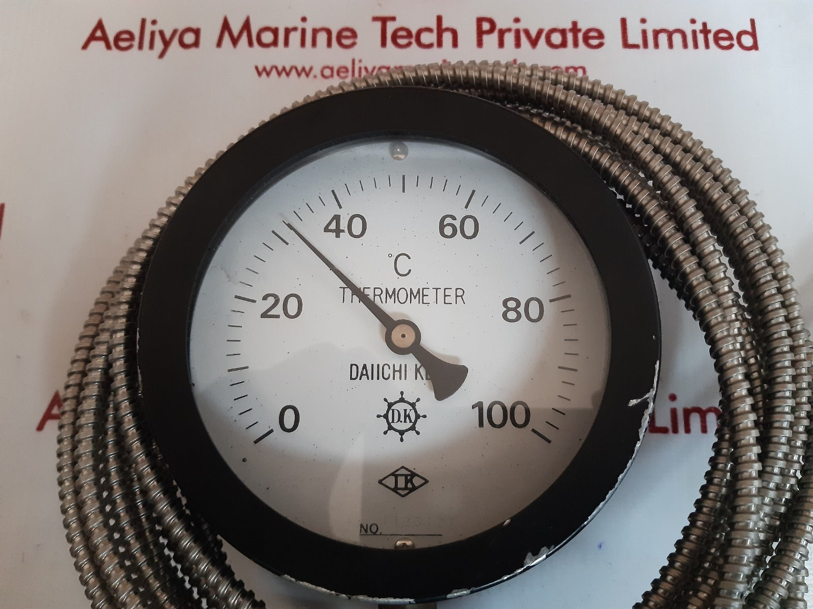Daiichi keiki 1123121 thermometer 0 - 100 °c