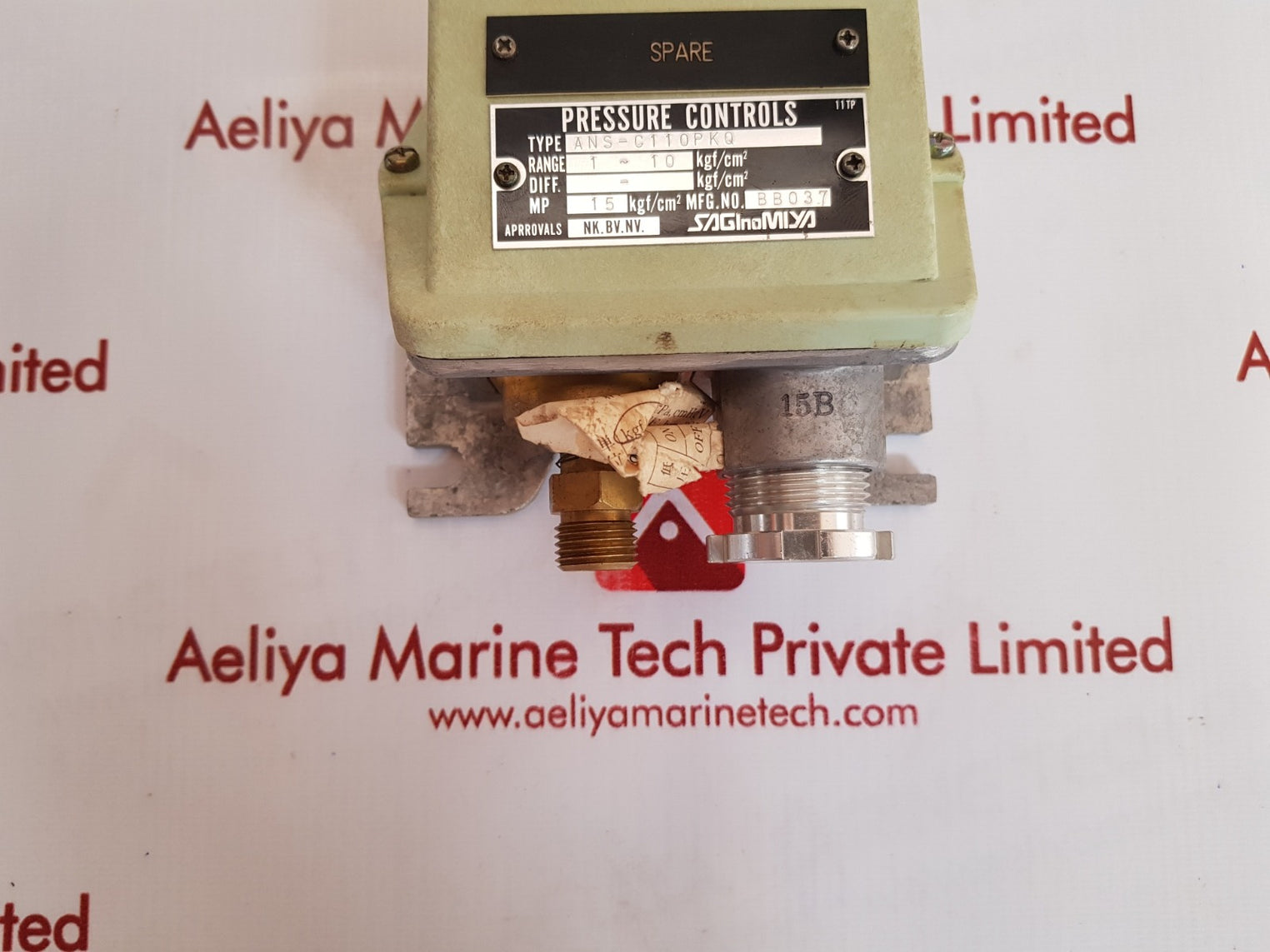 Saginomiya ans-c110pkq pressure controls 