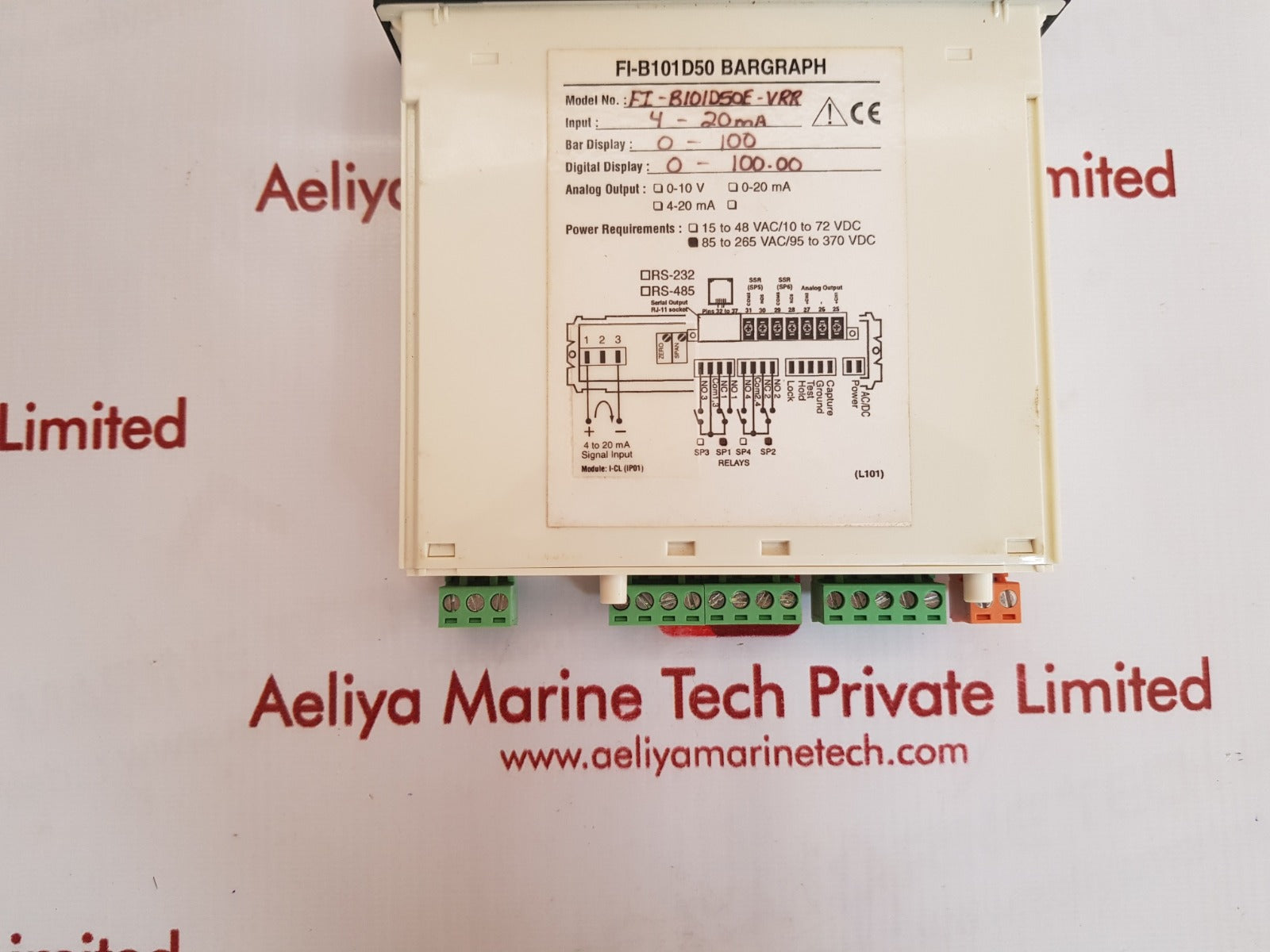 Fi-b101d50 bargraph meter fi-b101d50e-vrr