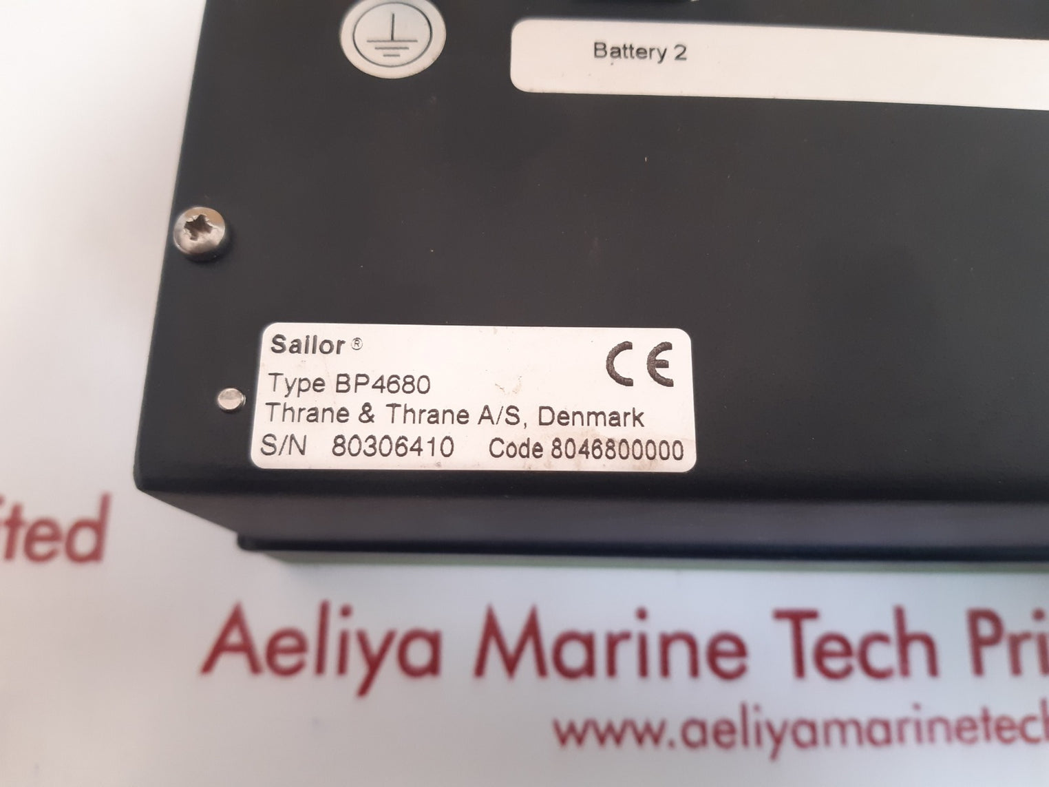 Sailor bp4680 battery panel