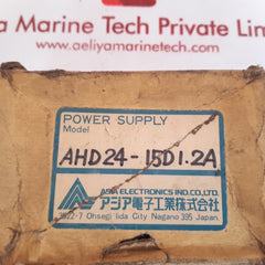 Asia electronics ahd24-15d1.2a power supply