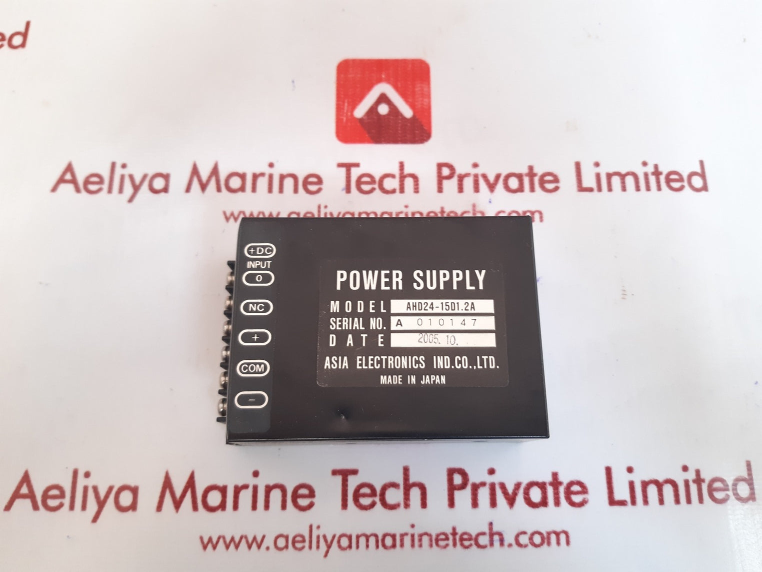 Asia electronics ahd24-15d1.2a power supply