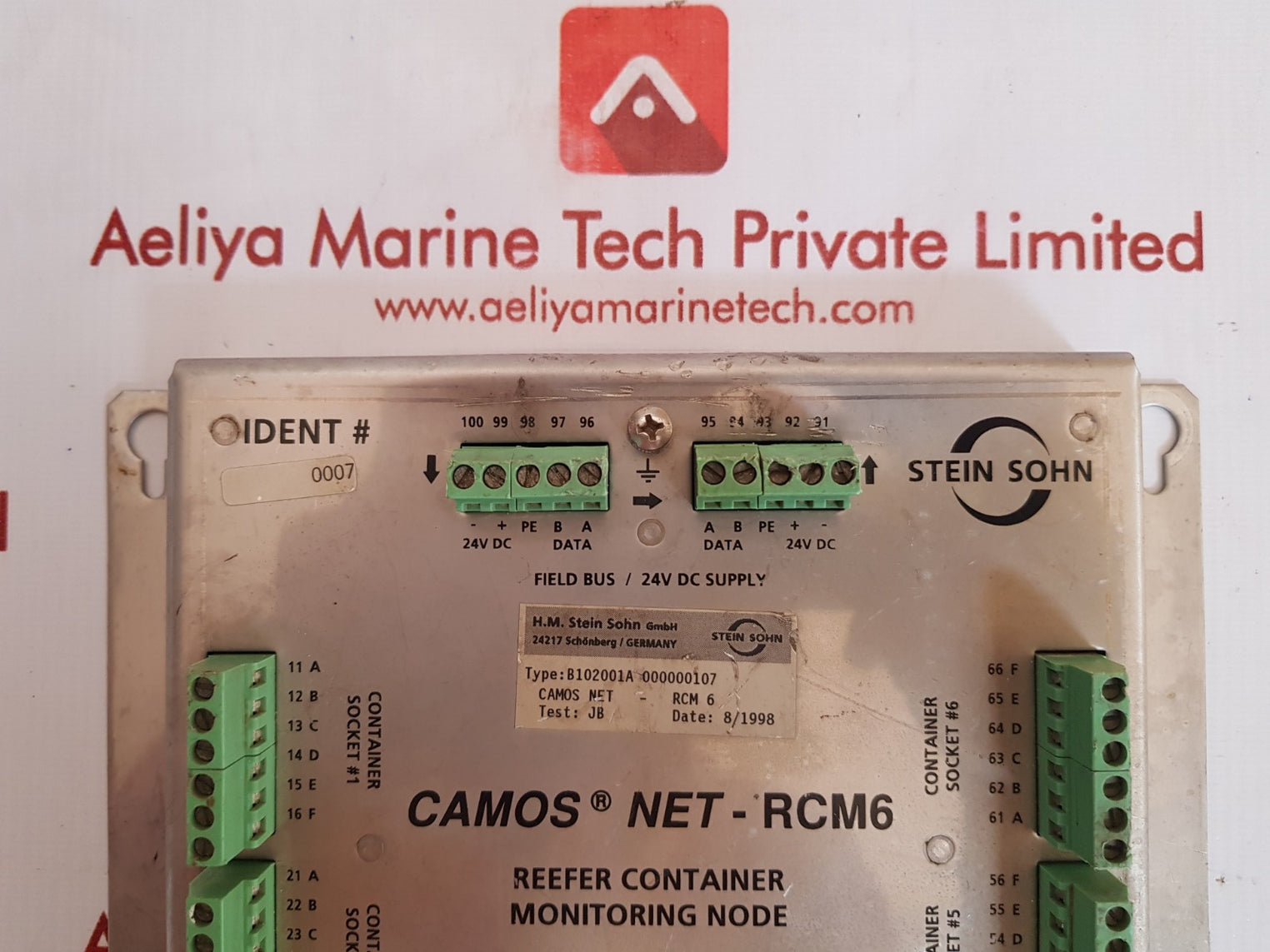 Stein sohn camos net - rcm6 reefer container monitoring node b102001a  000000107