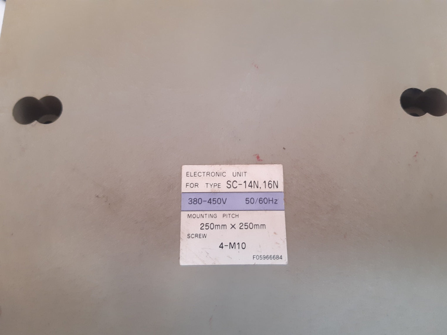 Fuji electronic sc-14n 16n electronic unit