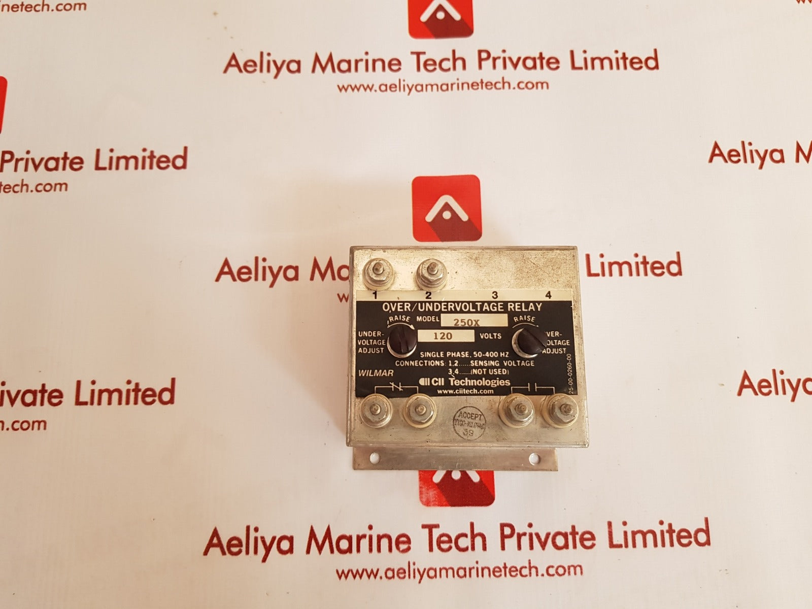 Wilmar 250x over/undervoltage relay