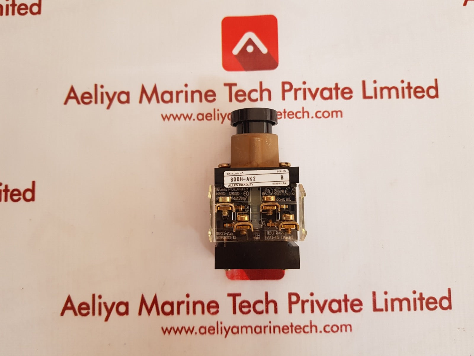 Allen-bradley 800h-ak2 ser b push button 