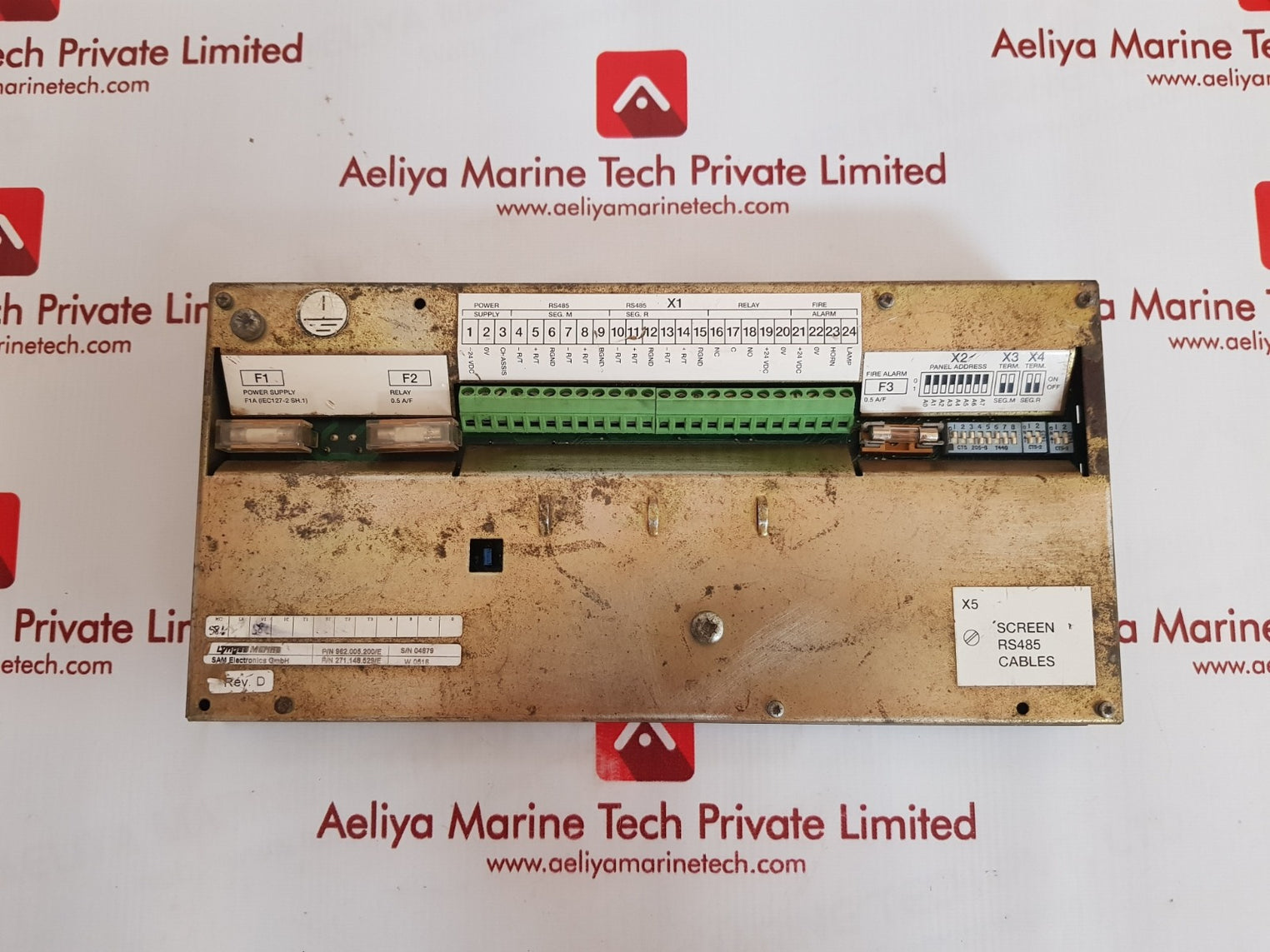 Lyngso marine/sam electronics ums 2100 accommodation alarm panel