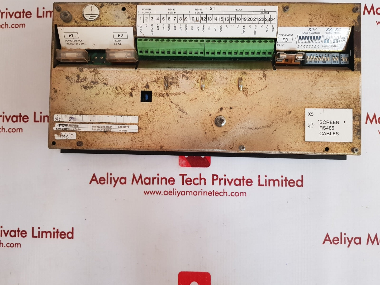 Lyngso marine/sam electronics ums 2100 accommodation alarm panel ...