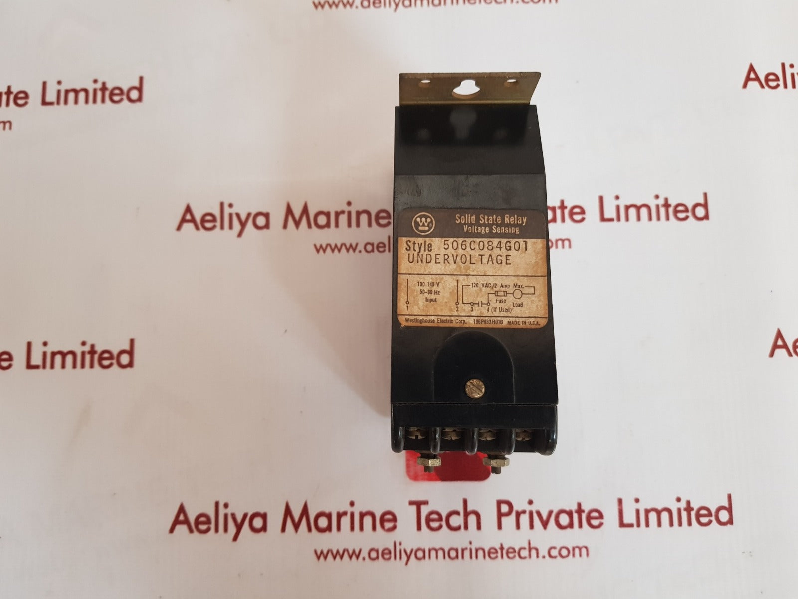 Westinghouse 506c084g01 undervoltage solid state relay