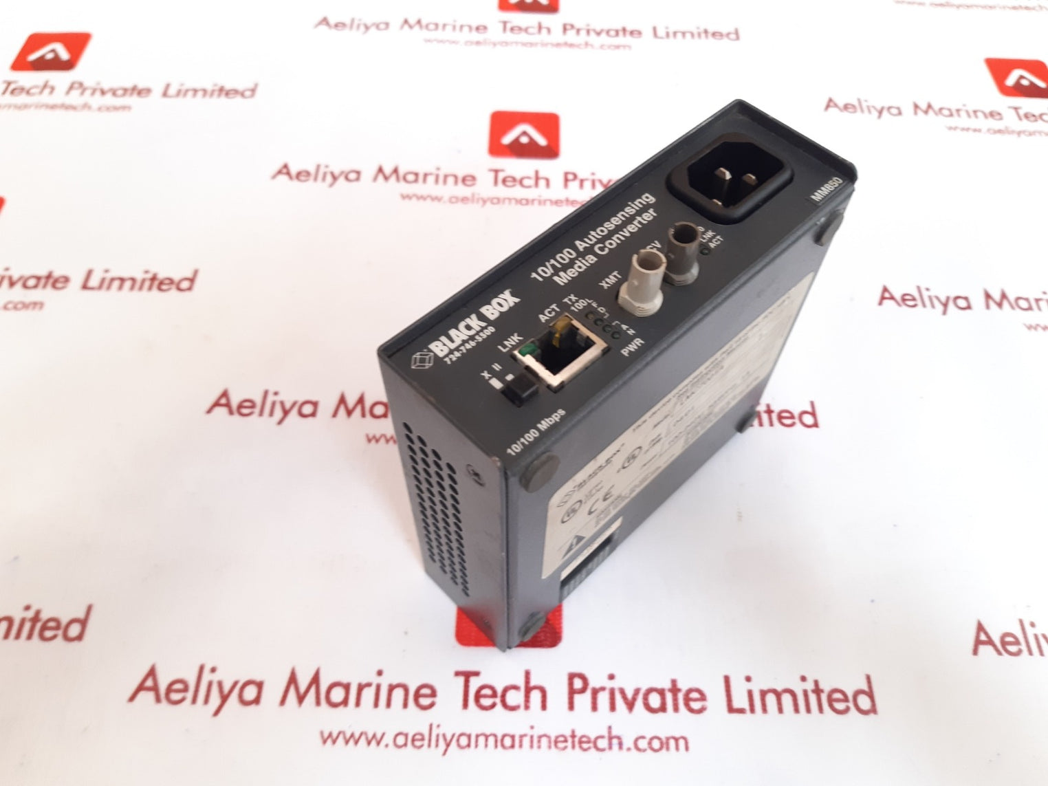 Black box lmc7001a 10/100 autosensing media converter mm850 