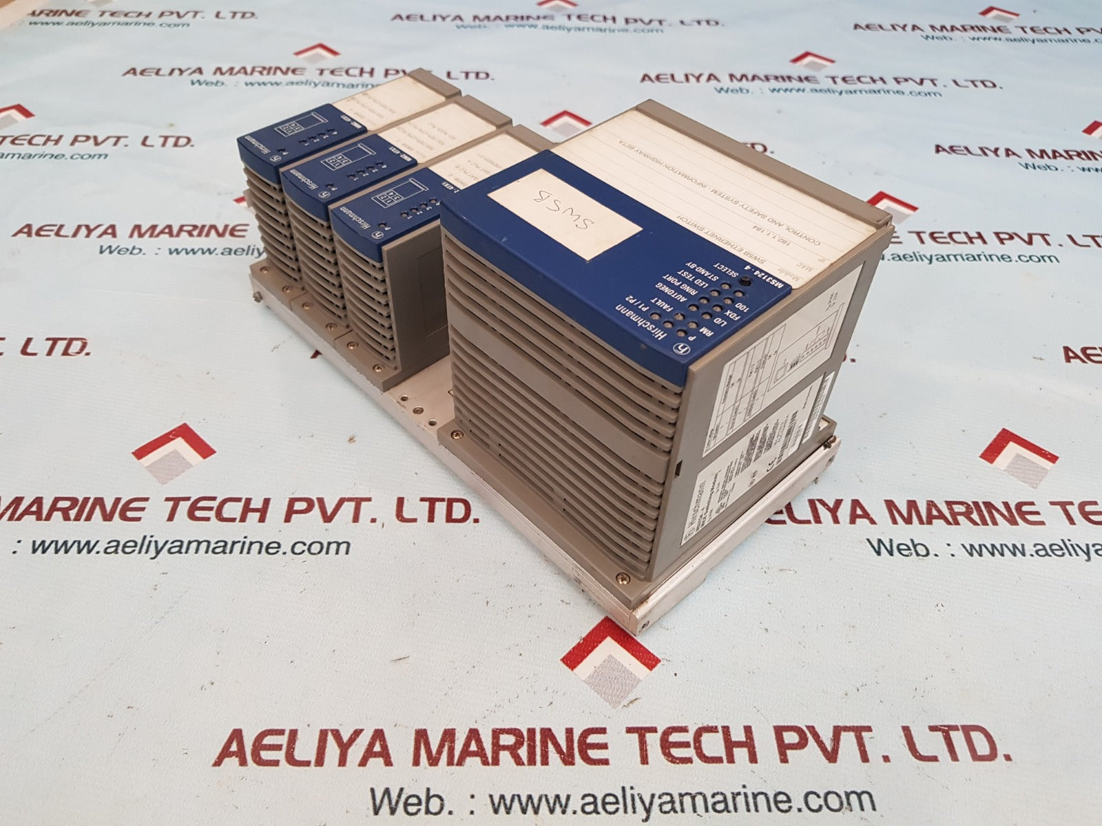 Hirschmann ms3124-4 mice switching module with mm2-4tx1 mice media module