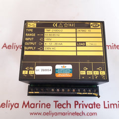 Deif tmf-210dg/2 247942.10 frequency transducer 55-60-65 hz