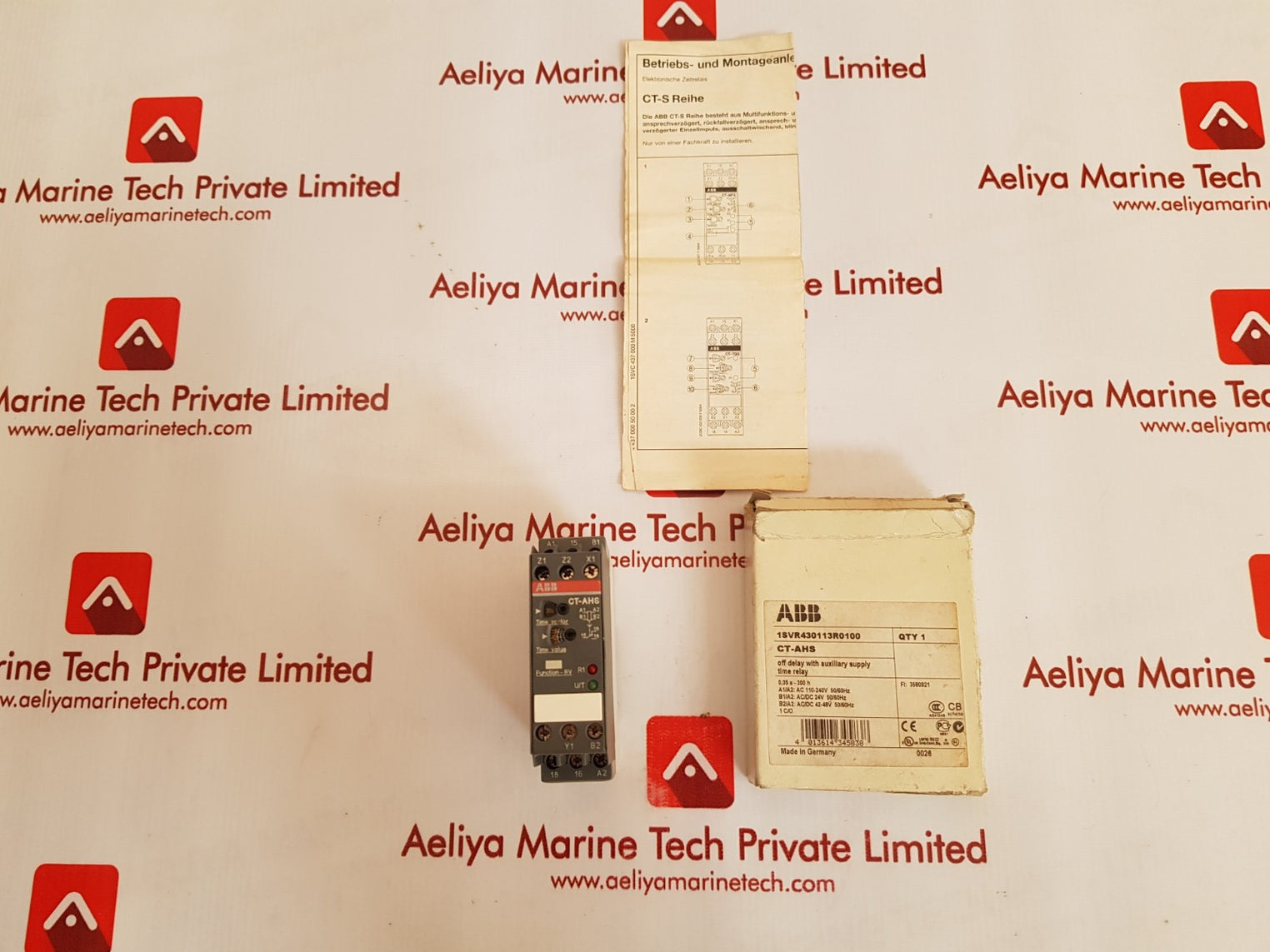 Abb ct-ahs off delay with auxiliary supply time relay 1svr430113r0100