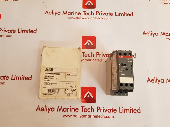 Abb ct-ahs.22 off delay with aux. voltage time relay 1svr630110r3300