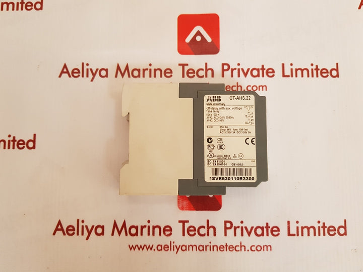 Abb ct-ahs.22 off delay with aux. voltage time relay 1svr630110r3300