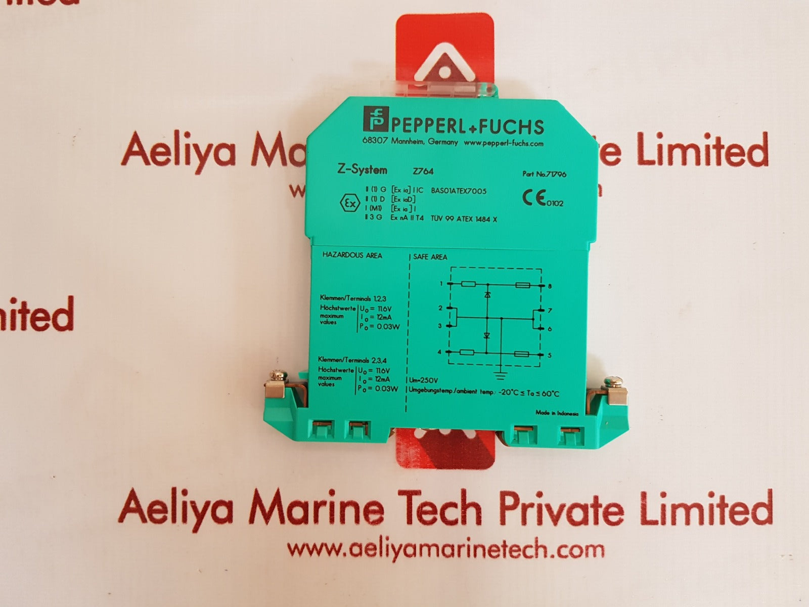 Pepperl+fuchs z764 zener barrier 71796