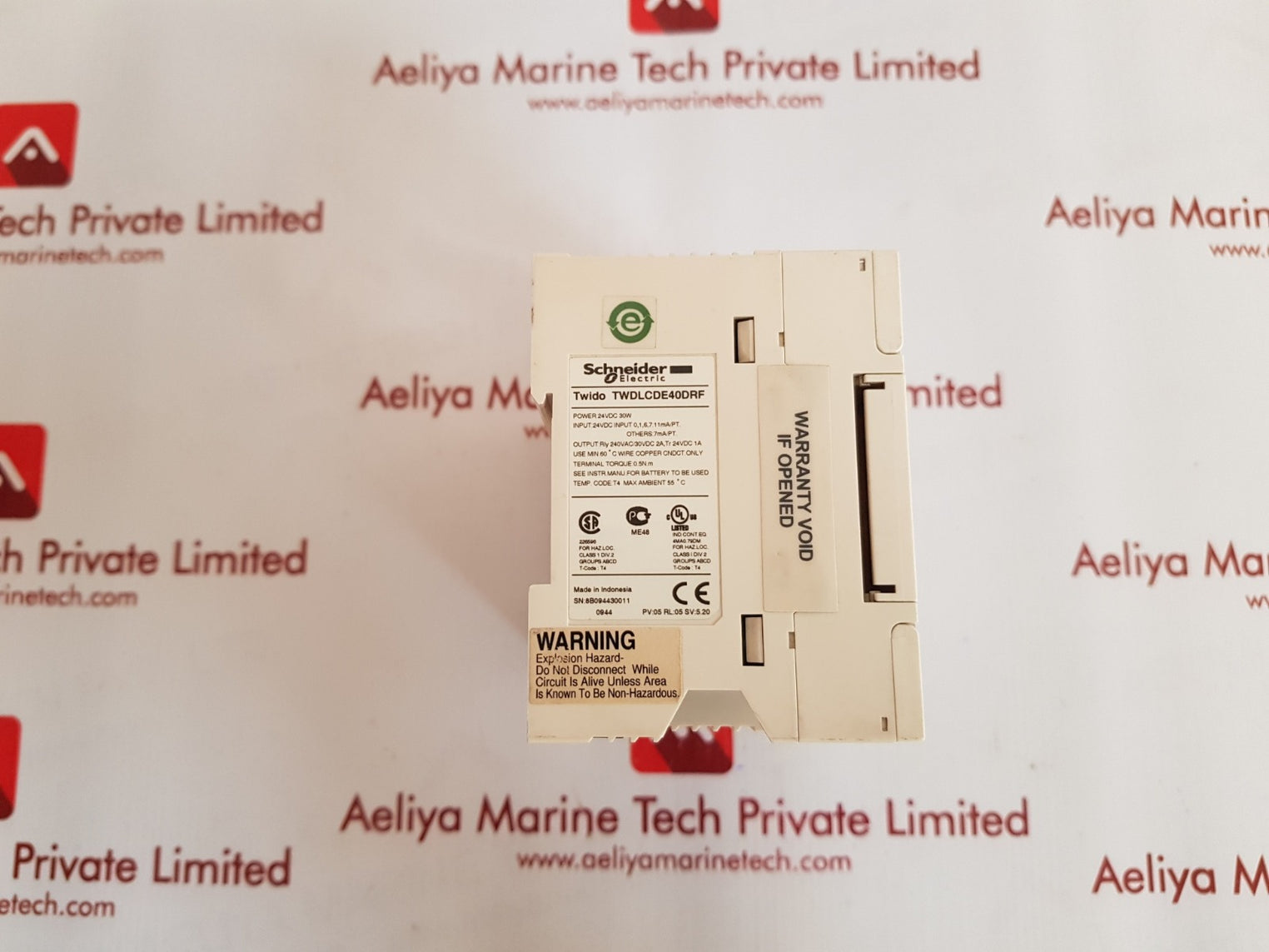 Schneider twido twdlcde40drf plc module rl:05