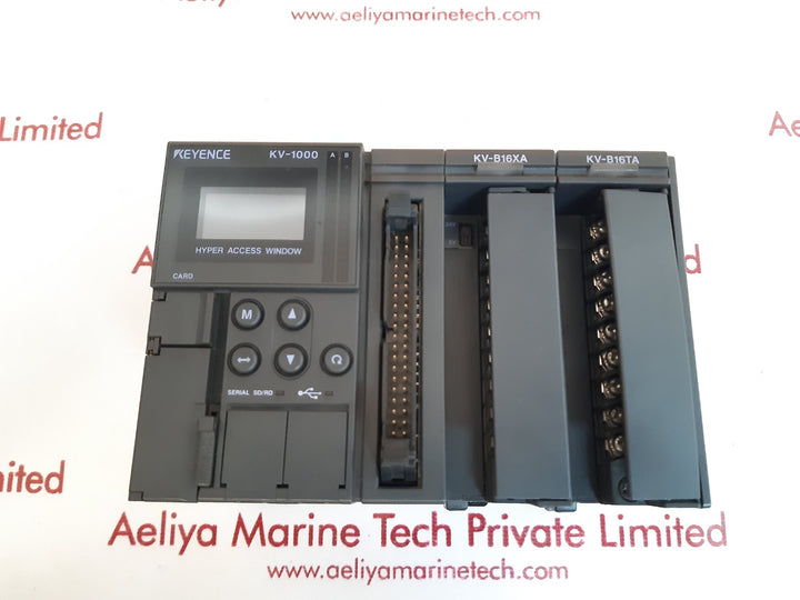 Keyence kv-1000 cpu module kv-b16xa ,kv-b16ta module