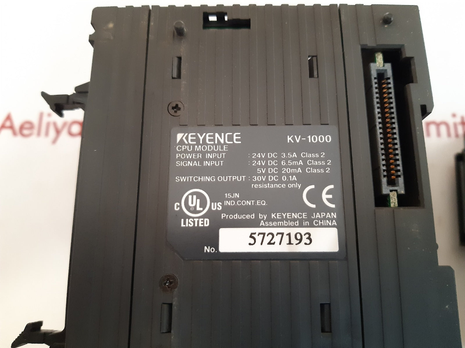 Keyence kv-1000 cpu module kv-b16xa ,kv-b16ta module – Aeliya Marine Tech®