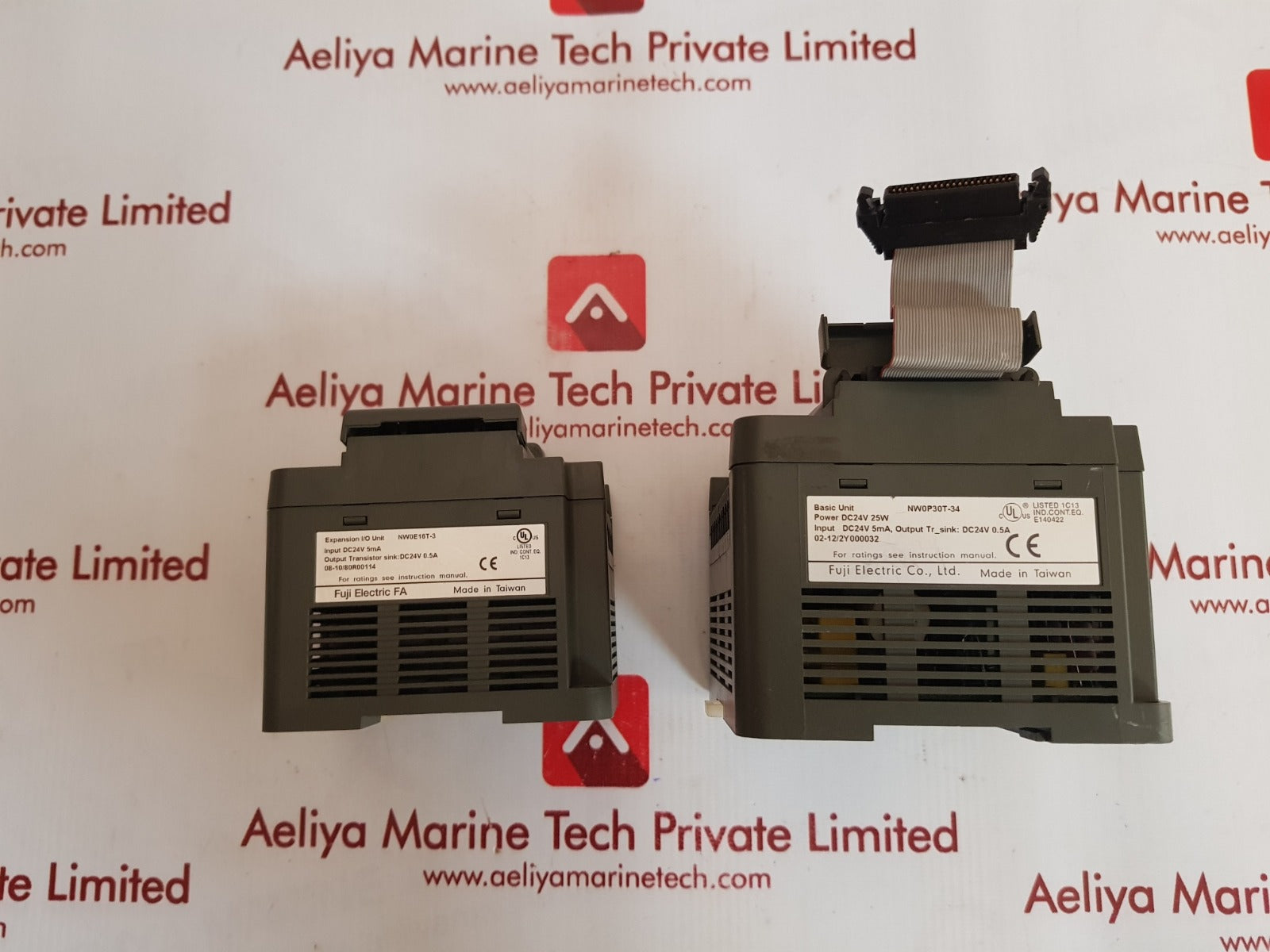 Fuji nw0p30t-34 basic unit with nw0e16t-3 expantion i/o unit 