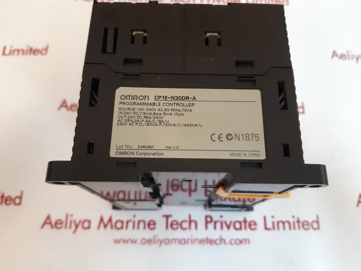 Omron cp1e-n30dr-a programmable controller ver.1.0
