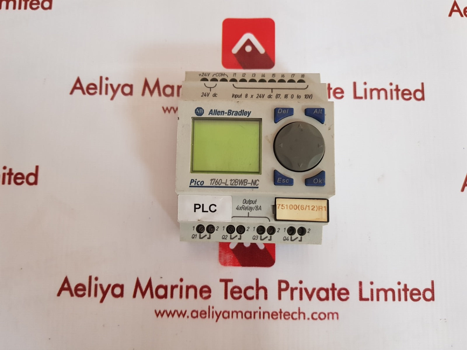 Allen-bradley 1760-l12bwb-nc pico plc programming controller ser B