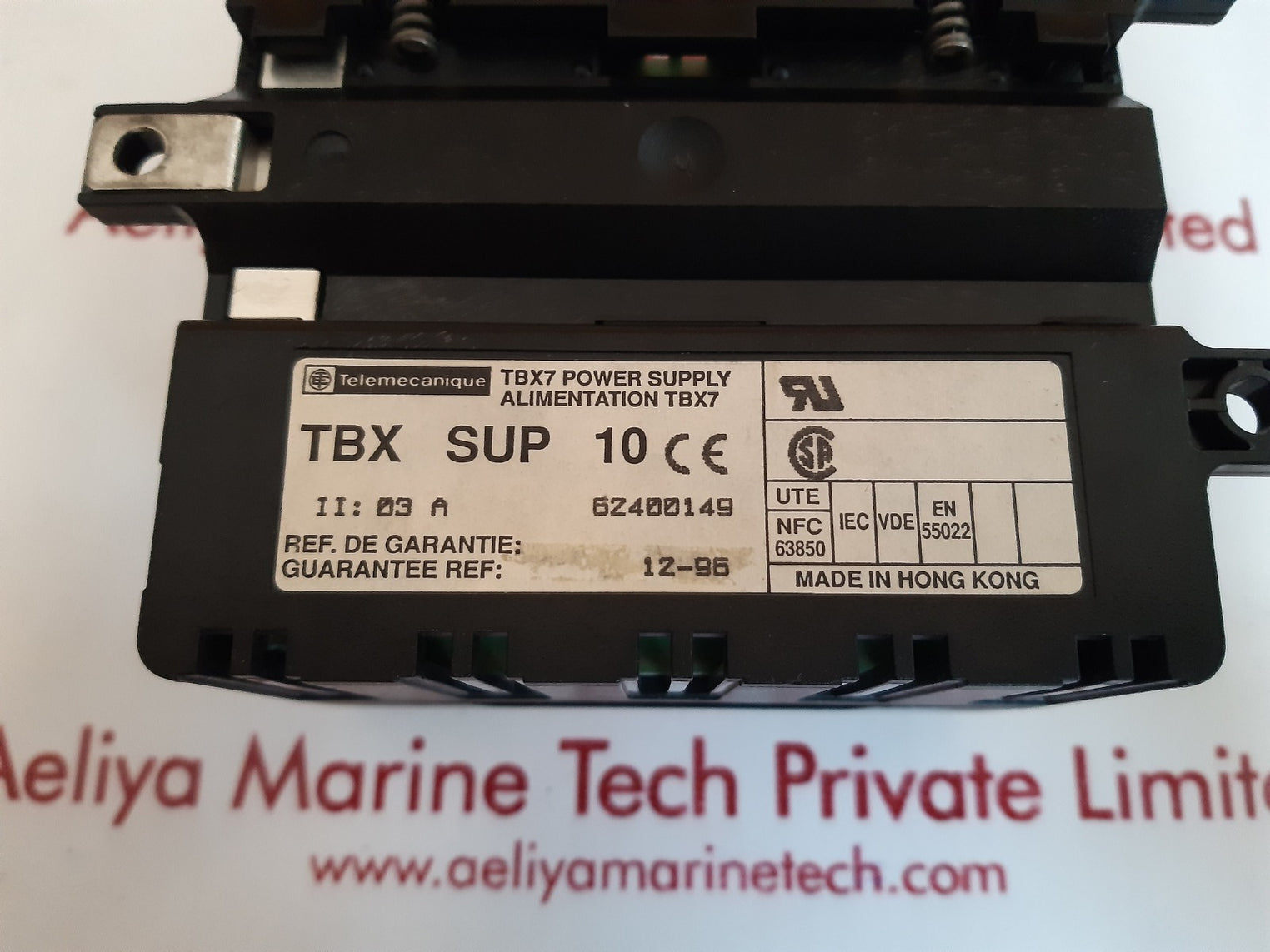 Telemecanique tbx sup 10 power supply