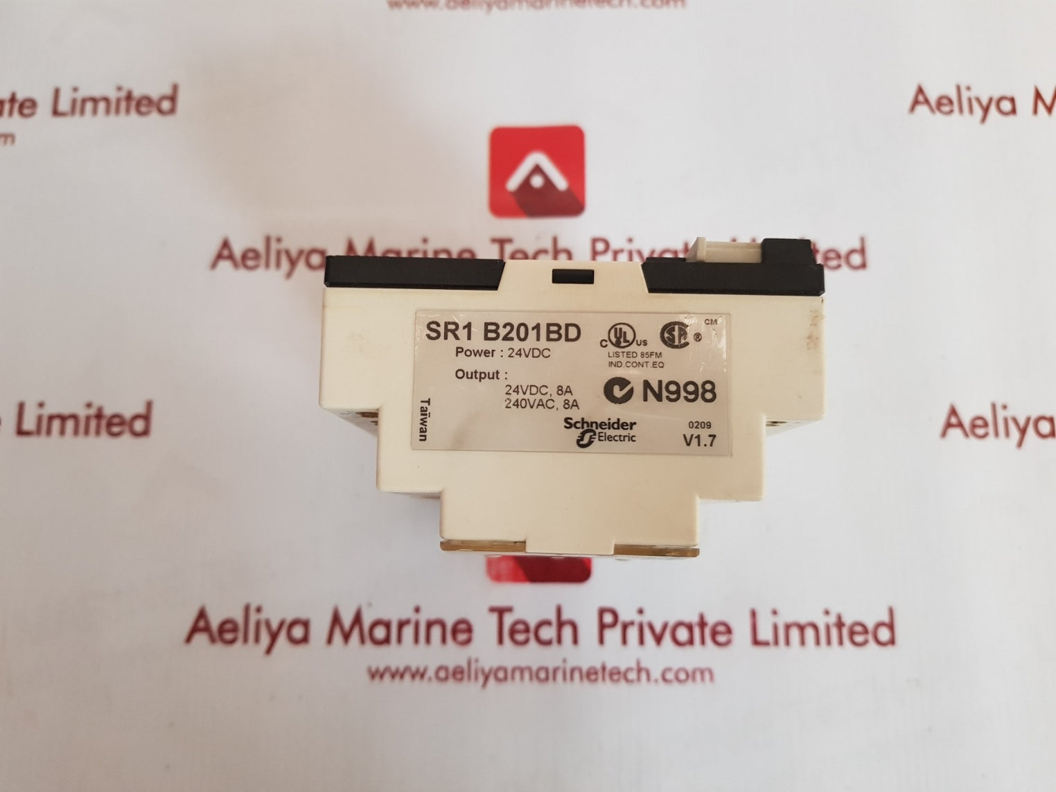 Telemecanique schneider sr1 b201bd relay 